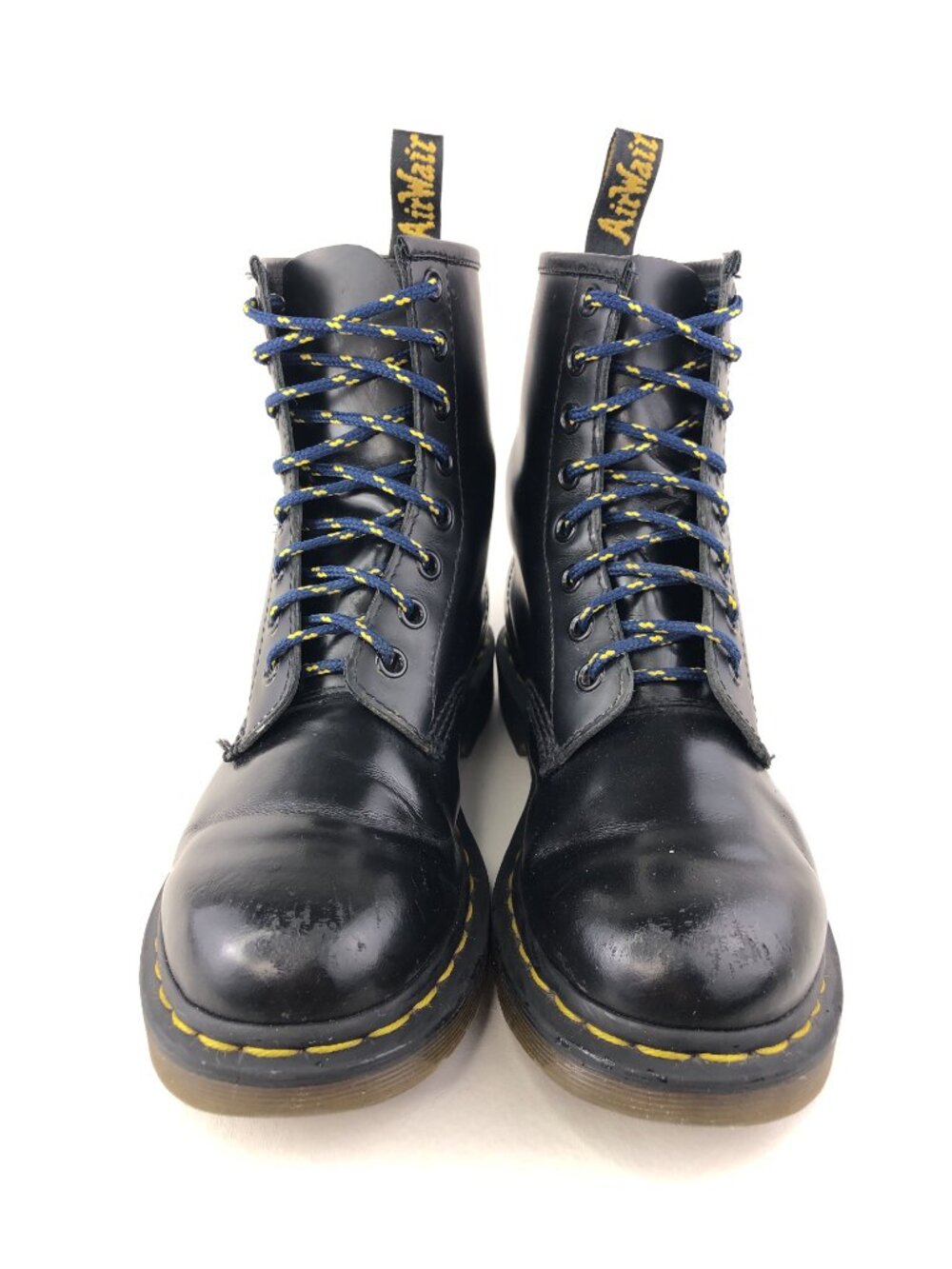 Dr. Martens 1460 Black Patent Leather Combat Boots 7 - Picture 4 of 14